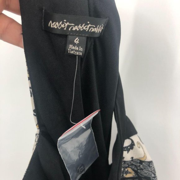 Mock Neck Paisley Shift Dress Tunic Top 4 - Picture 6 of 12